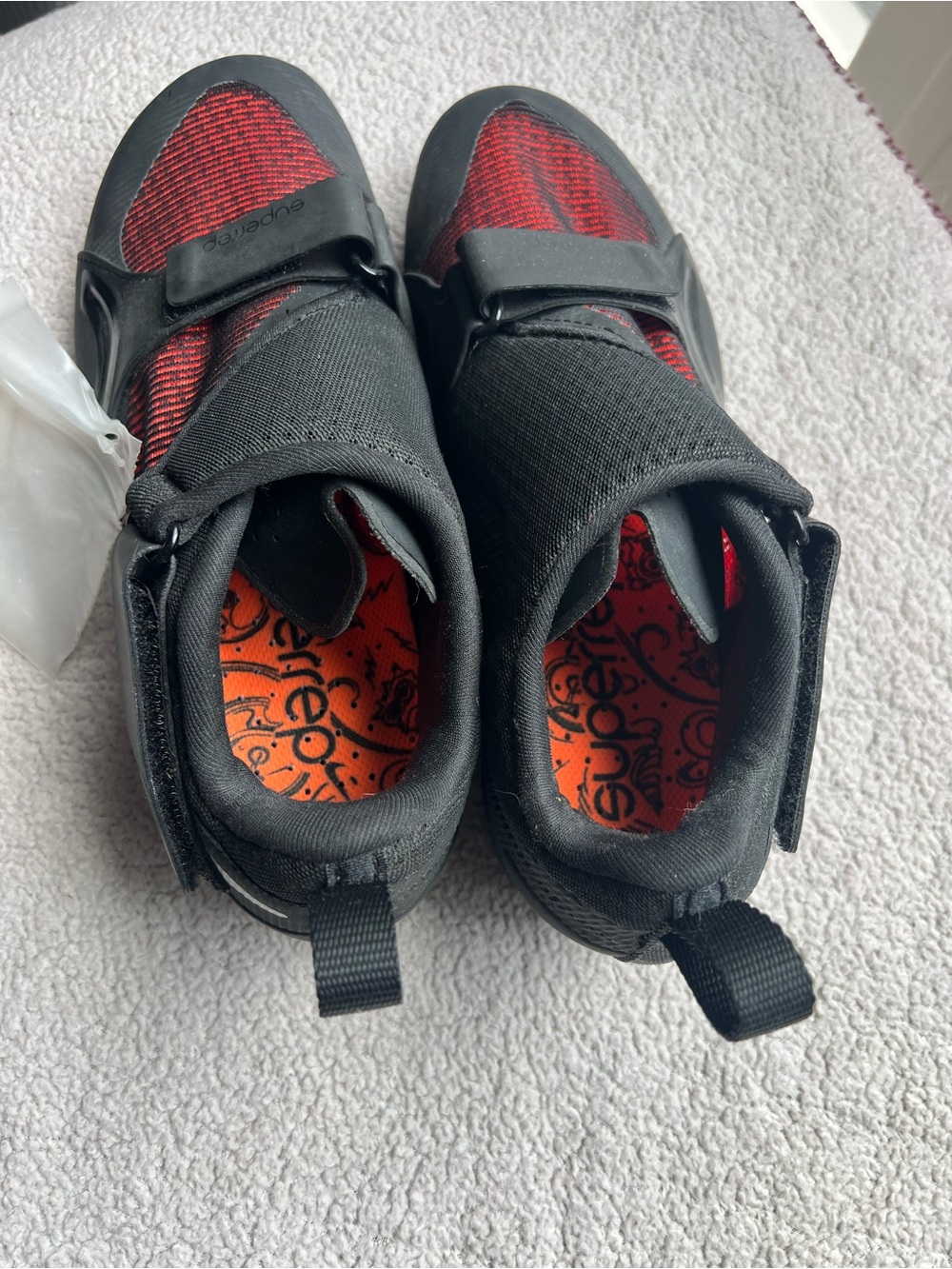 Nike SuperRep Women’s Black & Red Cycling Shoes.